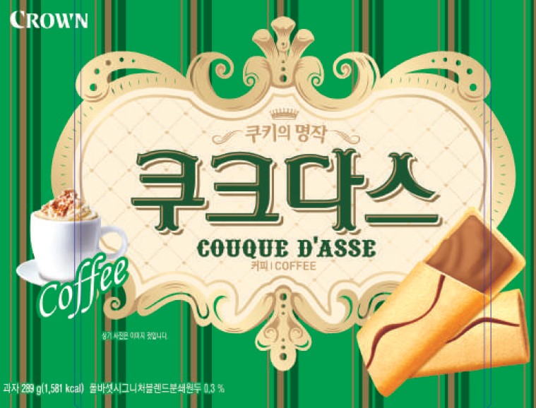CROWN Quoquo D'asse Coffee 쿠크다스 커피 289g